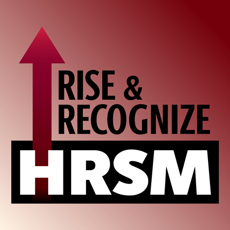 Rise and Recognize HRSM logo
