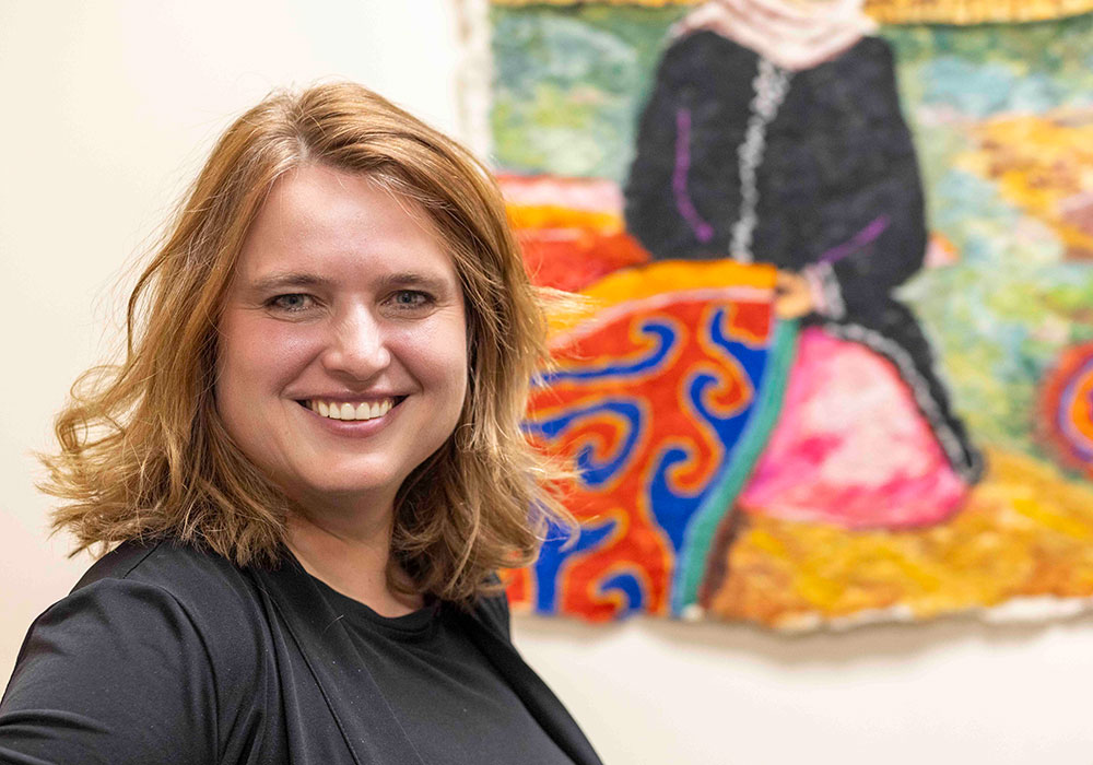 Magdalena Stawkowski, an associate professor in the University of South Carolina Department of Anthropology